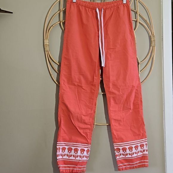 Brooks Brothers Women's Cotton Lightweight Pull On‎ Drawstring Waist Pants Sz M - Picture 2 of 15